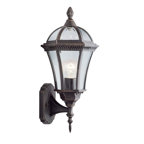 Searchlight buitenlamp Capri - 1 lichts - 22  x 41   cm - bruin