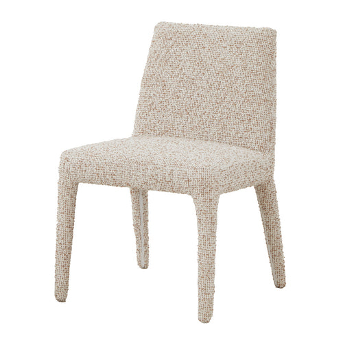 DÉJA Living Eetkamerstoel Méline - Stof - Taupe - Set van 2 - vtwonen shop