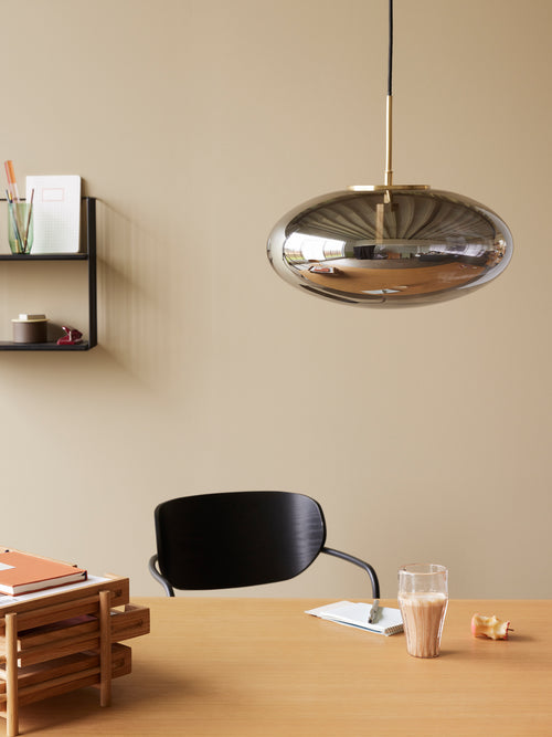 Hübsch - glas/ijzer - ø40xh36cm, e27/40w - vtwonen shop