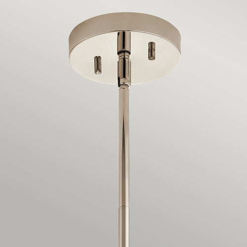 Elstead Kichler Triocent Globe Pendel Plafondlamp Gepolijst Nikkel, IP44