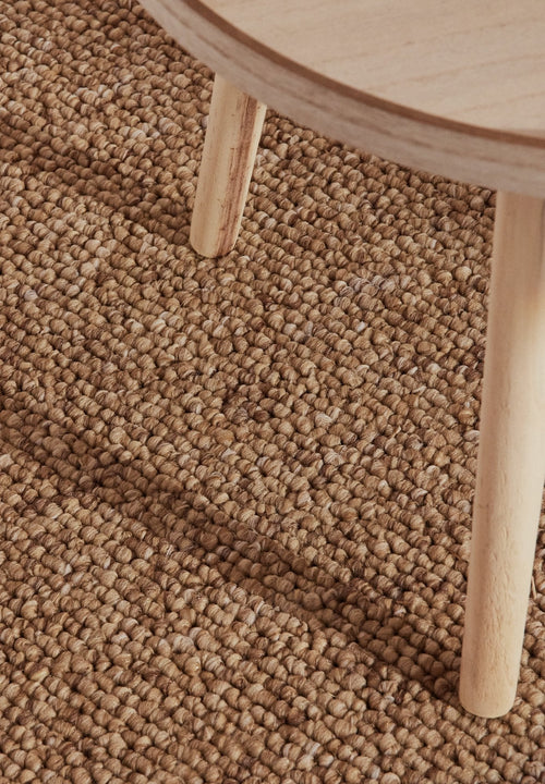 Elle Decoration Rocco Wool-Look Rug Rocco Caramel 80x240 cm