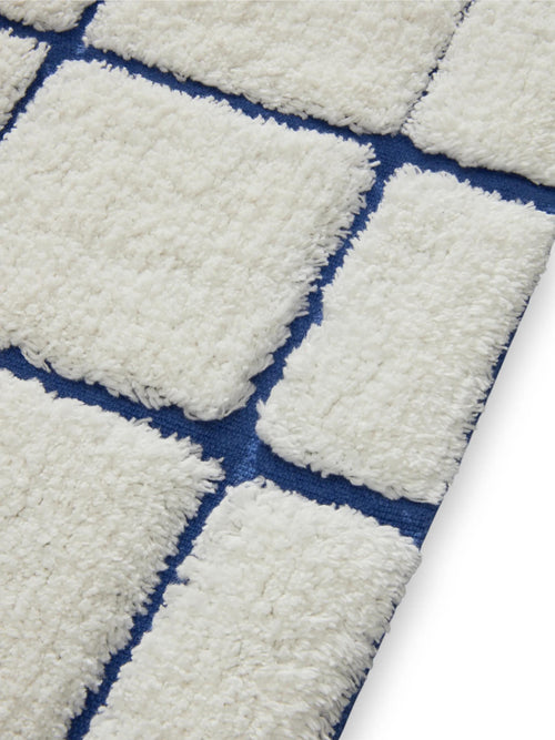 benuta badmat Noa - crème/blauw - 70x120 cm