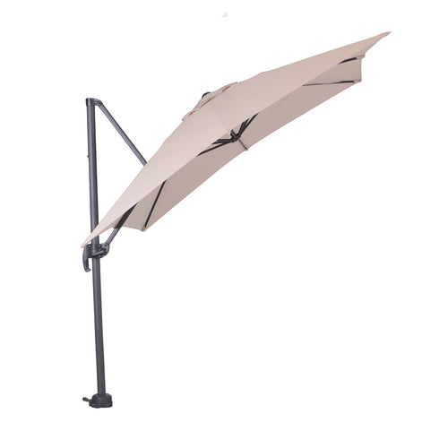 Hawaii parasol S - 250x250 cm - carbon black - ecru - vtwonen shop