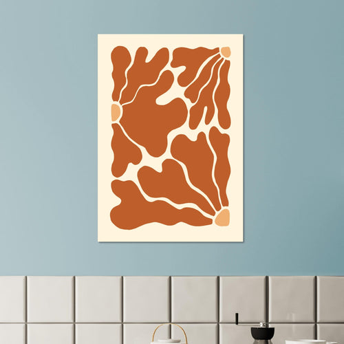 Artfulprints  Boho - Ibiza flowers II   poster 50x70 cm