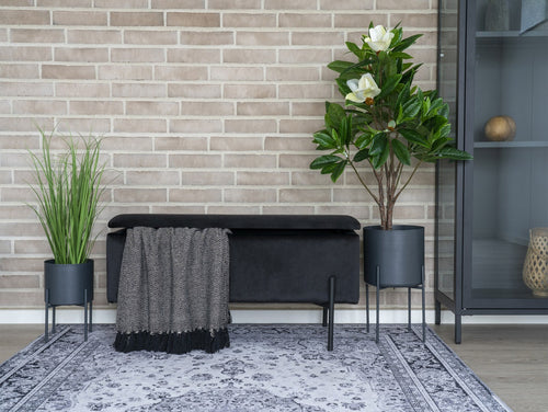Artichok Valerie Vloerkleed Vintage 230 x 160 cm - Zwart