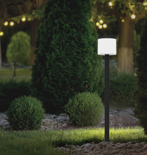 EGLO solar priklamp buiten Pantete - led - 115 cm - zwart/wit