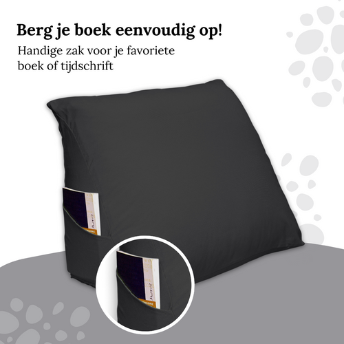 Ten Cate leeskussen - inclusief kussensloop - zwart - vtwonen shop