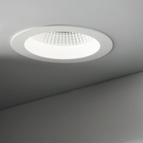 Ideal Lux Basic - LED 1 Licht Inbouwspot Wit IP44