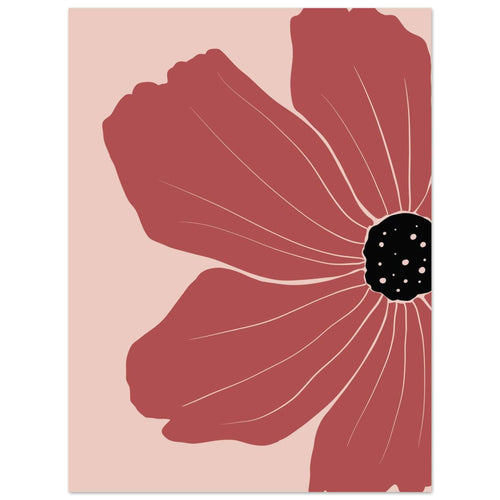 Artfulprints  Boho – Red poppy   poster 30x40 cm - vtwonen shop