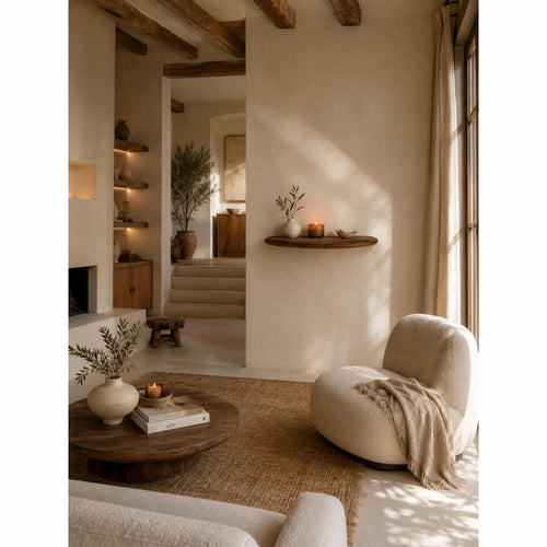 Light & Living wandplank Ginosu - bruin - 49x15x3cm