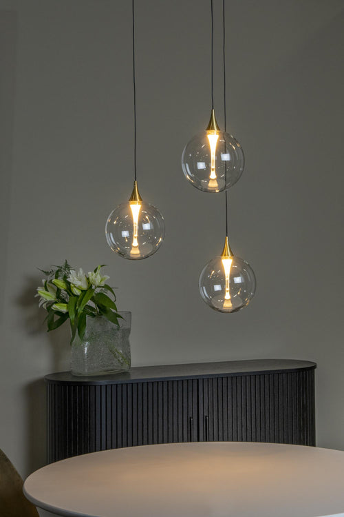 Lucide hanglamp GISELA - Geïntegreerde LED - Transparant - vtwonen shop