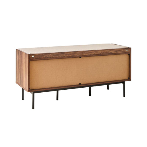 Calicosy - JETSON Schoenenbank - Donker hout - 45,5x100x35 cm