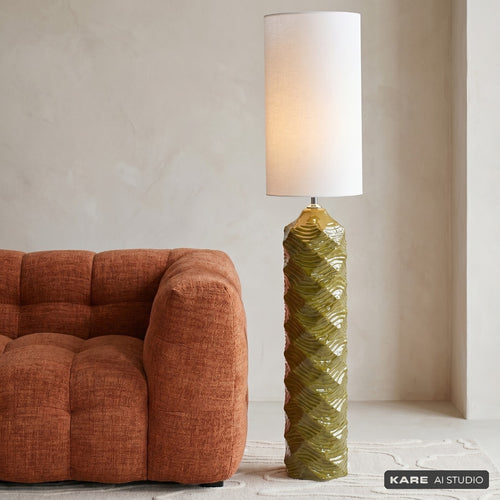 Kare Design Vloerlamp Luma groen 128cm