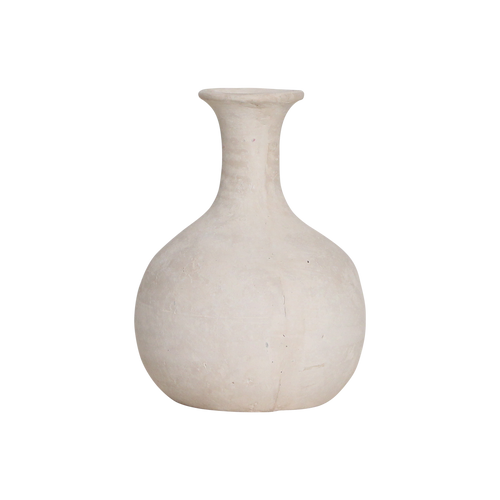 Raw Materials vaas - Chalk Jalor - créme - 20x20x27 cm - vtwonen shop