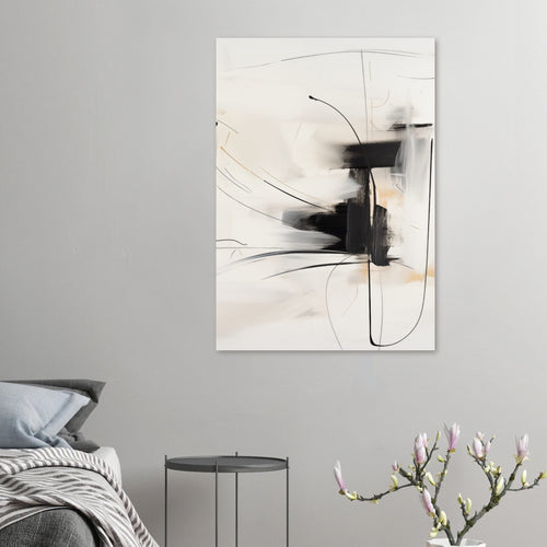 Artfulprints  Abstract - Chique brush 8   poster A4 21x29.7 cm