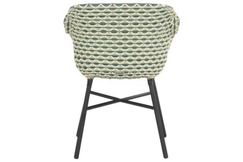 Hartman Tuinstoel Delphine - Groen Wicker - Zithoogte 43cm - vtwonen shop