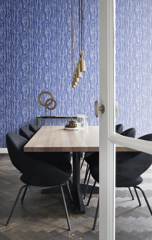 Origin Wallcoverings behang strepen blauw - 53 cm x 10,05 m - 347219 - vtwonen shop