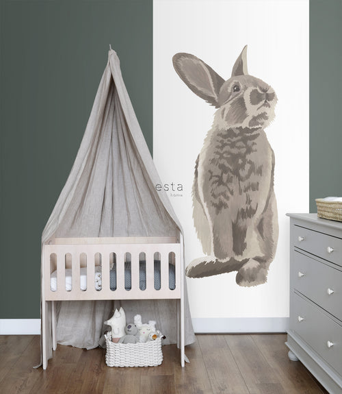 ESTAhome fotobehang konijn bruin - 100 x 279 cm - 159052
