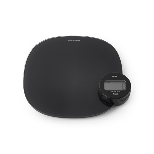 Brabantia Tasty+ Keukenweegschaal met dynamo, digitaal - Dark Grey