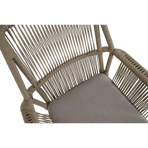 Lesli Living bistrostoel Silas - beige - 64x69x92cm - set van 4
