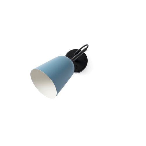 Faro STUDIO Enkele Spot Mat Zwart, Blauw