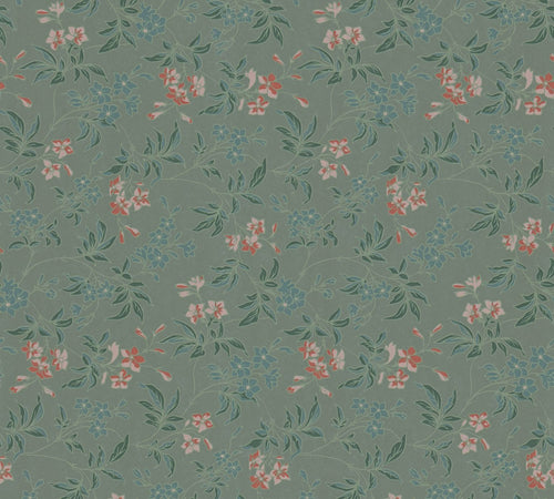 Livingwalls behang bloemmotief groen - 53 cm x 10.05 m - AS-390631 - vtwonen shop