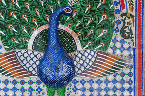 Canvas 60x40 Afdruk Pauw - vtwonen shop