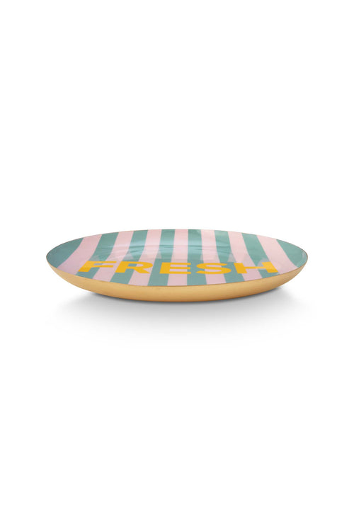 vtwonen - Wandbord - Fresh - Metaal - Meerkleurig - 25cm