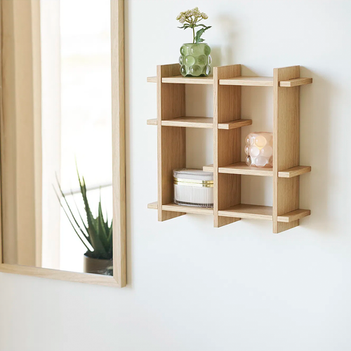 Artichok Sien Houten Wandkast Naturel - 40 x 40 cm - vtwonen shop