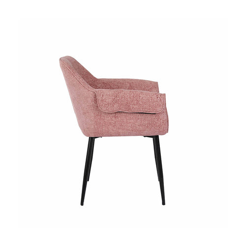 Home Deluxe | CHENO eetkamerstoel - roze, set van 1