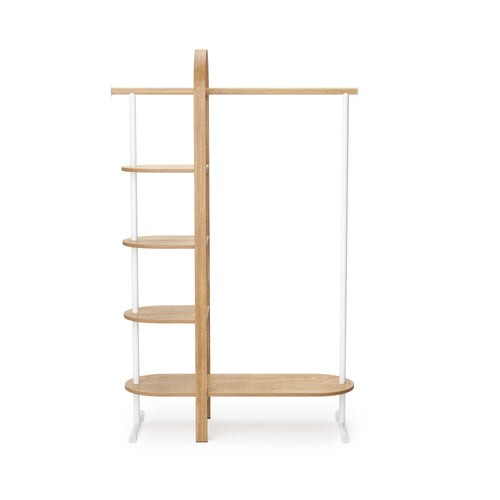 Umbra kledingrek Bellwood - 106 x 39 x 167 cm - Wit/naturel
