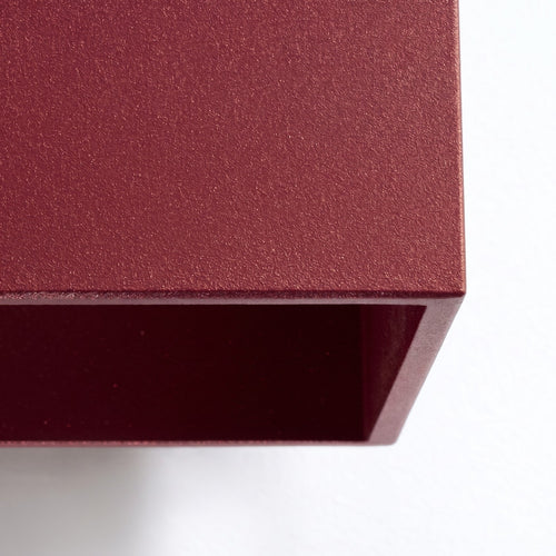 Sollux Lighting Wandlamp QUAD 1 bordeaux - 10x12x10cm