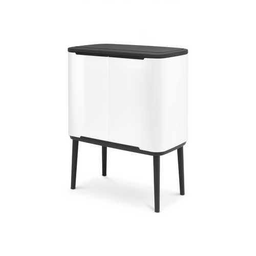 Brabantia Bo Touch Bin, met 3 binnenemmers, 3 x 11L - White