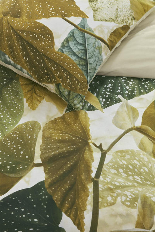 Beddinghouse dekbedovertrek Begonia - 200x200/220 cm - olijfgroen - vtwonen shop