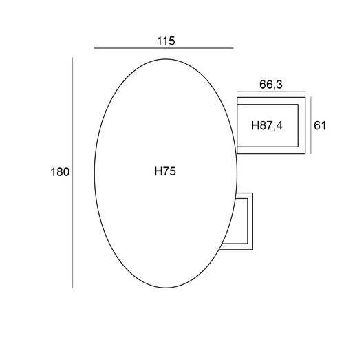 Garden Impressions tuinset Kalibo - Tulli - natural - 180x115 cm - 5-delig - vtwonen shop