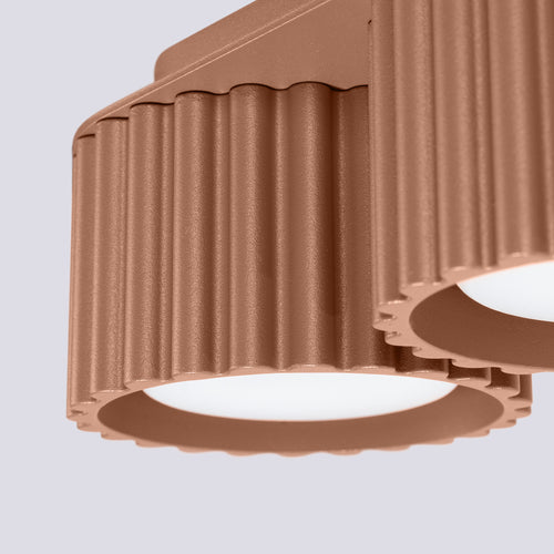 Sollux Lighting Plafondlamp AURA 2 mokka Gx53 - 21x10x12cm