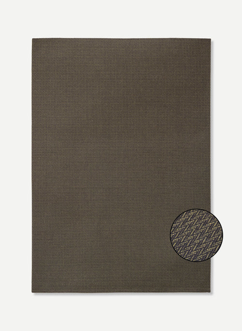 Jackies vloerkleed 8613 Zag - Bruin - 230 x 330 cm