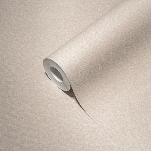 Livingwalls behang effen vergrijsd beige en lichtgrijs - 53 cm x 10.05 m - AS-392669