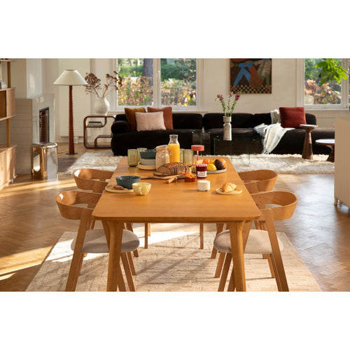 Zuiver Ellen Uitschuifbare Eettafel 180/220x90 cm Naturel