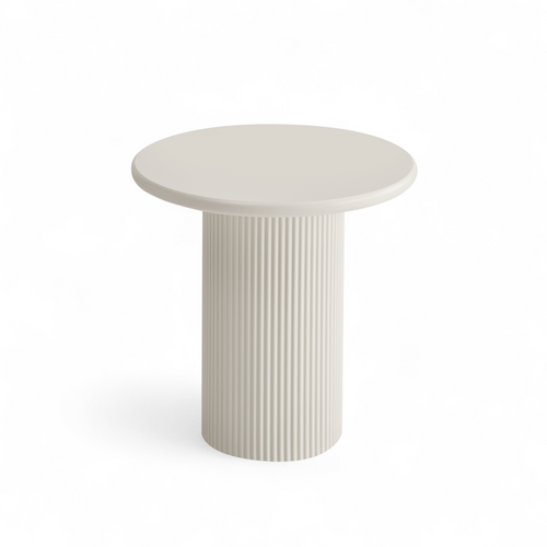 Furnhouse salontafel set Wave - Crème wit - Ø 50/130 cm
