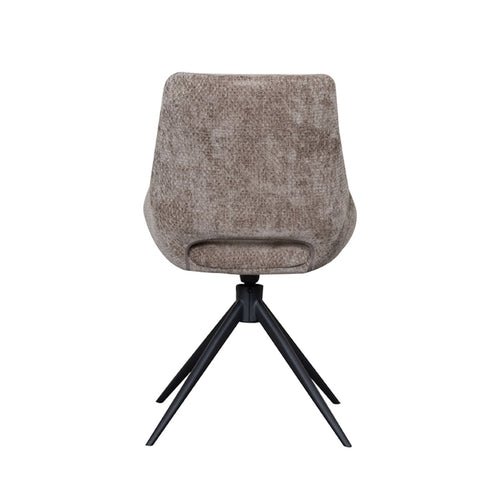 LABEL51 Eetkamerstoel Marlow - Groen Stof - Draaibaar - Set van 2 - vtwonen shop