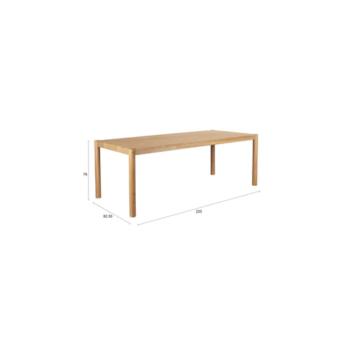 Zuiver Sticks Eettafel 180x90 cm Hout Naturel