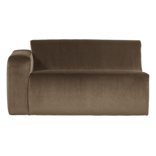 WOOOD 1,5-zits bank arm links Mojo Base - Velvet - Taupe - 74x145x97