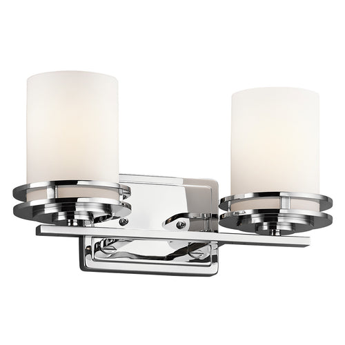 Elstead Hendrik - 2 Lichts Badkamer Wandlamp Gepolijst Chroom IP44, G9