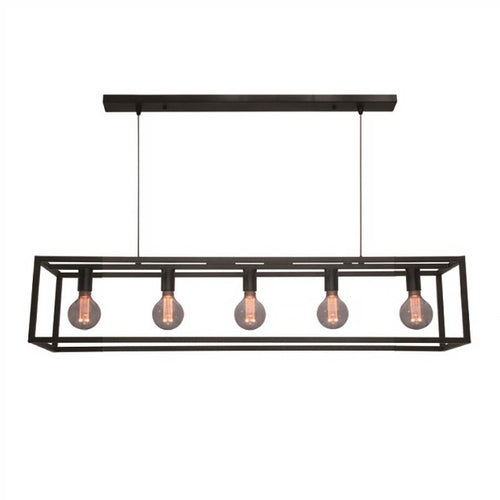 Freelight hanglamp Esteso - 5 lichts - 120x 140 cm - zwart - vtwonen shop