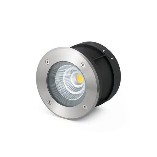 Faro Suria-12 - LED Outdoor Inbouwspot Smalle Stralingshoek Mat Nikkel IP67