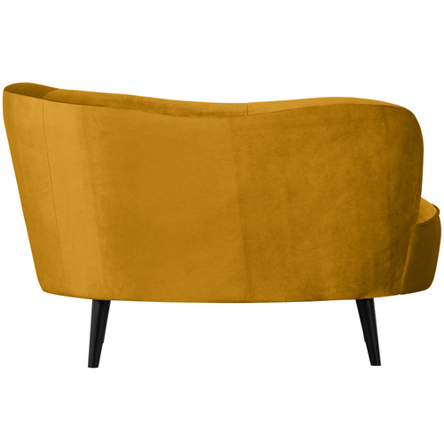 WOOOD loungefauteuil rechts Sara - Velvet - Oker - 71x112x81 - vtwonen shop