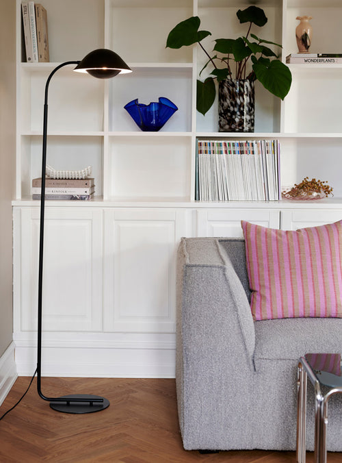 Nordlux Freya Vloerlamp - Ø25cm - E14 - Zwart - vtwonen shop