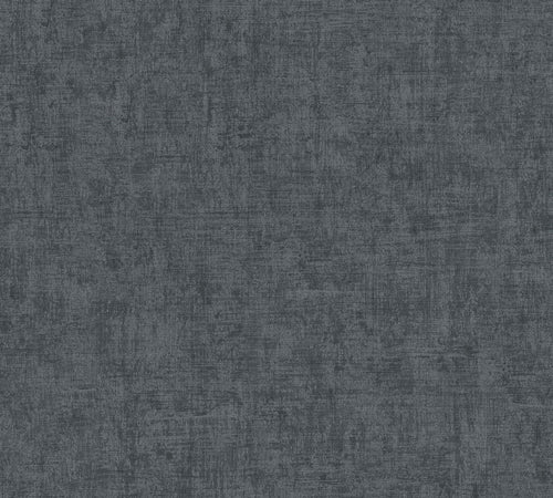 A.S. Création behang geschilderd effect antraciet grijs - 53 cm x 10.05 m - AS-373346