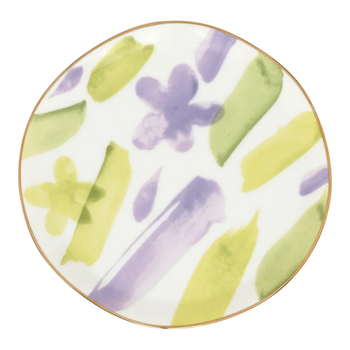 Urban Nature Culture Good Morning kopje Cappuccino/Tea en bord liatris/Kusha - set van 4 - in cadeauverpakking